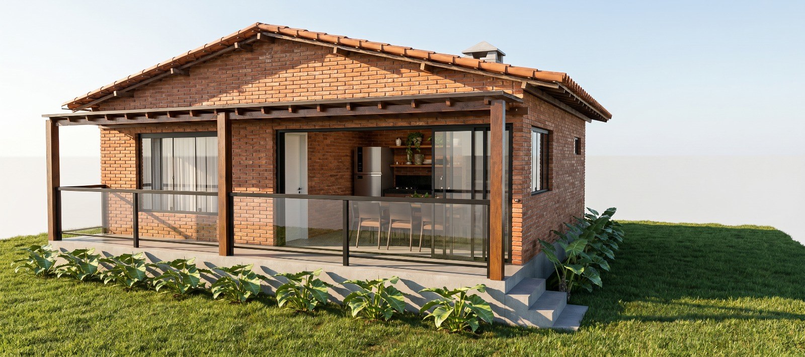 Construção em tijolo ecológico